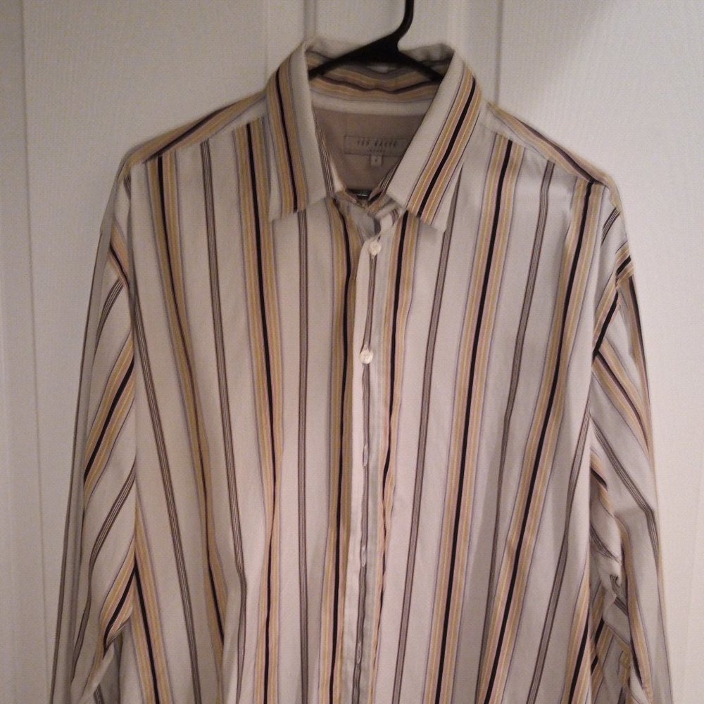 Ted Baker Long Sleeve Dress Shirt Size 5 (USA 42)